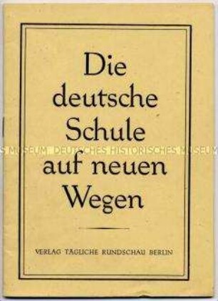 Beiträge zur demokratischen Schulreform in den vier Besatzungszonen