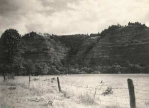 Werratal/Thüringen. Buntsandsteinschichtung bei Creuzburg