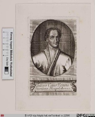 Bildnis Giulio Cesare (eig. Lucilio) Vanini