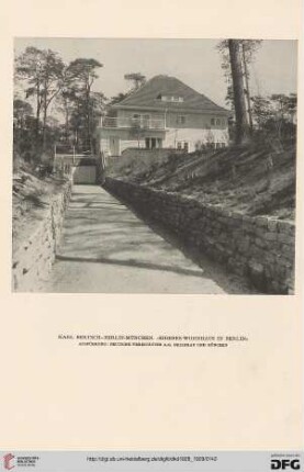 Ein Holzhaus der deutschen Werkstätten: Entwurf: Karl Bertsch, Berlin-München