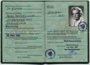 Reisepass der Bundesrepublik Deutschland - Personenkonvolut