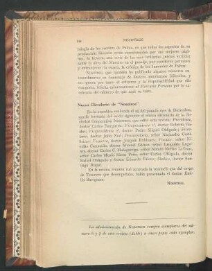 Nuevo Directorio de "Nosotros"