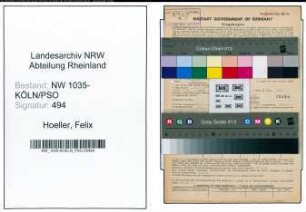Entnazifizierung Felix Hoeller , geb. 14.12.1901 (Steiger)