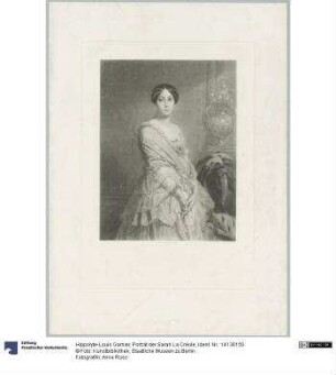 Porträt der Sarah La Créole