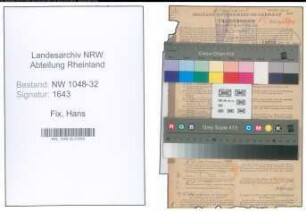 Entnazifizierung Hans Fix , geb. 13.07.1894 (Beamter)