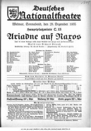 Ariadne auf Naxos