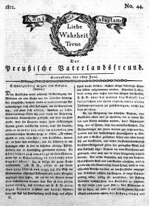 No. 44., vom 1sten Juni