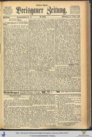 28.10.1894 (Erstes Blatt)
