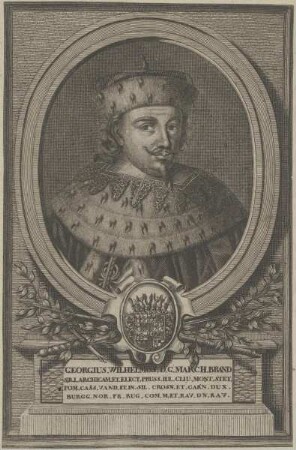 Bildnis des Georgius Wilhelmus, Kurfürst von Brandenburg