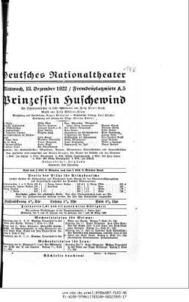 Prinzessin Huschewind