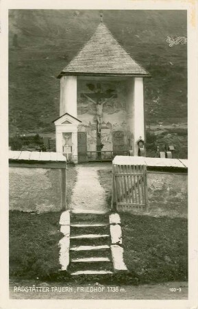Postkarte "Radstätter Tauern, Friedhof"