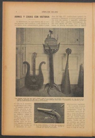 Armas y cosas con historia
