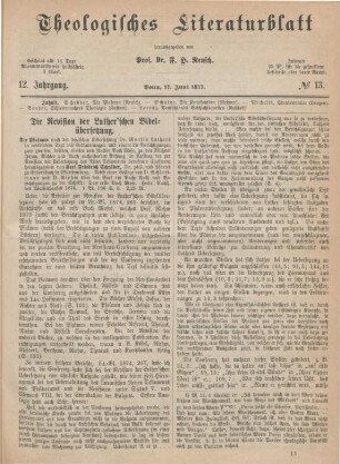 289-292 Die Revision der Luther'schen Bibelübersetzung