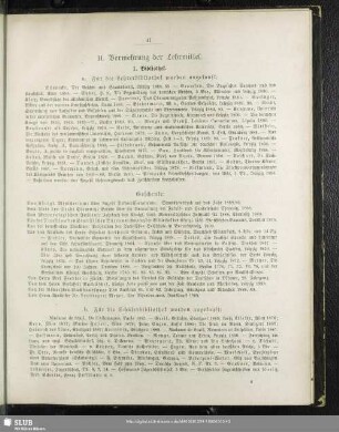 II. Vermehrung der Lehrmittel