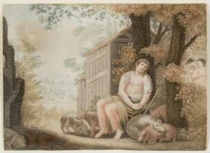 Parabel vom verlorenen Sohn — Der Sohn als Schweinehirt