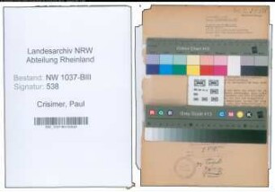 Entnazifizierung Paul Crisimer , geb. 26.08.1905 (Reichsbahnbeamter)