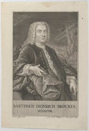 Bildnis des Barthold Heinrich Brockes