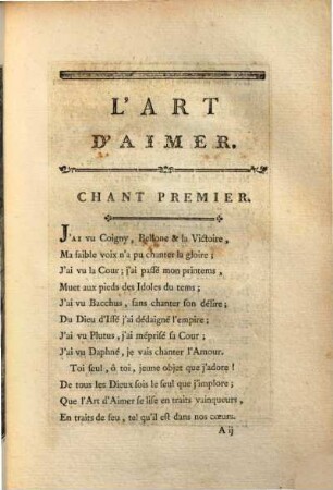 L' Art D'Aimer, Et Poesies Diverses De M. Bernard