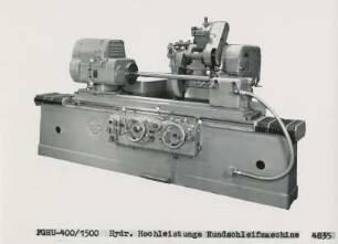 Hydraulische Hochleistungs-Rundschleifmaschine "FGHU 400 / 1500" der MSO Maschinen- und Schleifmittelwerke