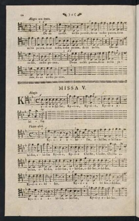 20-30, Missa V. - Missa VI.