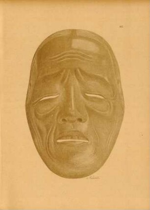 AC [Masque en bois laqué]