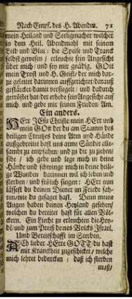 Umb Bereitschafft im Sterben.