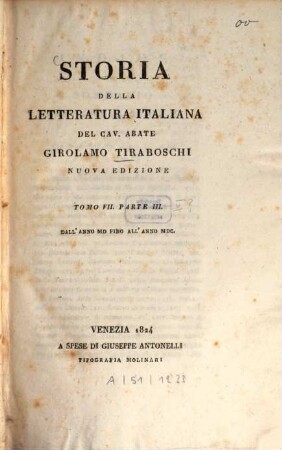 Storia della letteratura italiana, 19. Dall'anno MD fino all'anno MDC