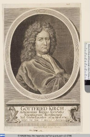 Gottfried Kirch, Astronom