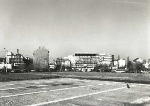 Dresden-Altstadt, Am Schießhaus/An der Herzogin Garten. Freifläche. Blick nach Westen