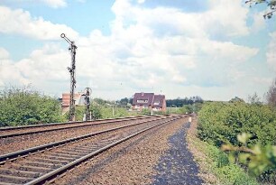 Bad Oldesloe: Bahnhofsausfahrt Richtung Lübeck