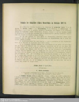 Lehrplan der Königlichen Höhern Gewerbschule