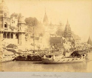 Benares, Szene am Ganges