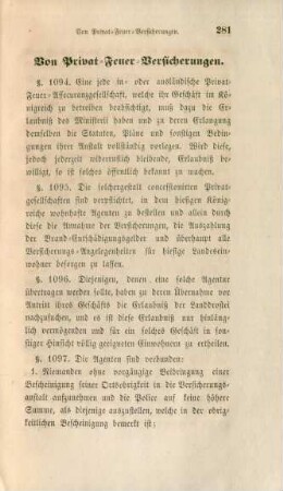 Von Privat-Feuer-Versicherungen