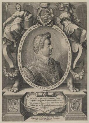 Bildnis des Christianvs II., Kurfürst von Sachsen