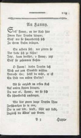 An Fanny.