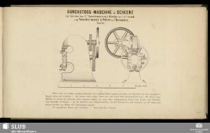Durchstoss-Maschine & Scheere für Löcher bis 1" Durchmesser und Bleche bis 5/8" stark : 1/10 n. Gr.
