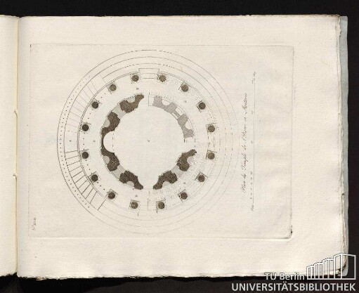 P. XVII. [P. XXII.] Plan du Temple de S. Pierre in Montorio.