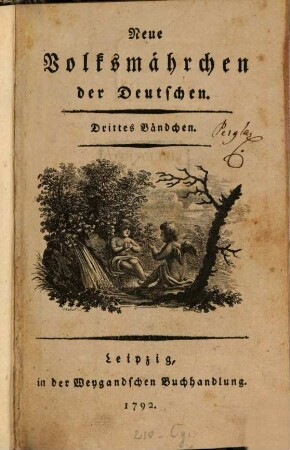 Neue Volksmährchen der Deutschen, 3