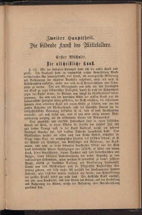 Erster Abschnitt. Die altchristliche Kunst.