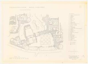 Kleingartenanlage, Berlin-Haselhorst: Grundriss Gemeinschaftsanlage 1:200