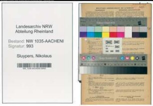 Entnazifizierung Nikolaus Sluypers , geb. 12.08.1897 (Maschinist)