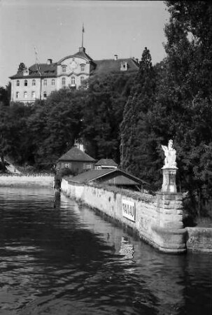 Mainau, Insel Mainau: Schloss Mainau vom Schiff aus