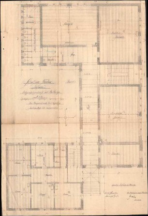Schulhausneubau Hofweier; Grundriss Erdgeschoss