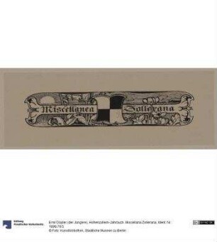 Hohenzollern-Jahrbuch. Miscellana Zollerana