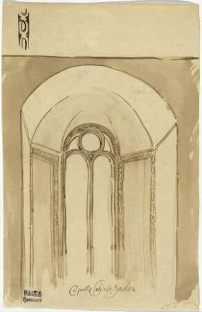 Kapelle im Schloss Baden, Chor der Kapelle