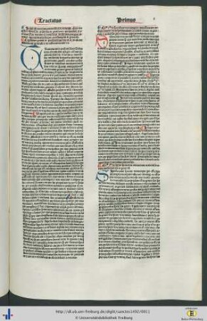 Tractatus Primus.