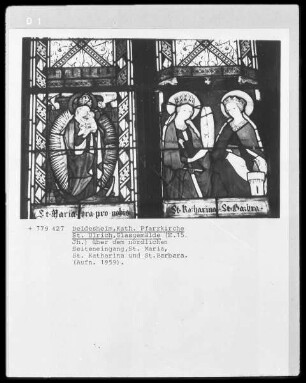 Die Heiligen Katharina und Barbara