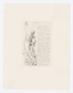 Août, Blatt 22 der Folge "Annuaire des beaux-arts 1876"