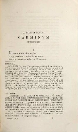 Q. Horatii Flacci opera, 1. Carminum libri IIII, Epodon liber, Carmen saeculare