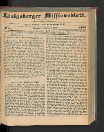 No 10. 1895.